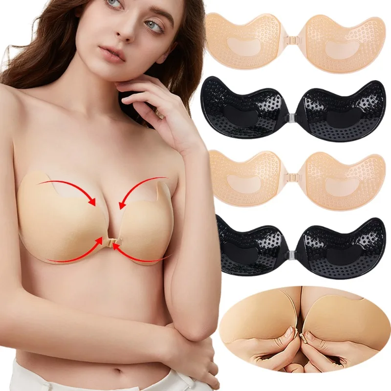 1/2Pc Invisible Push Up Bra Su - Strapless Bra Backless recension och pris