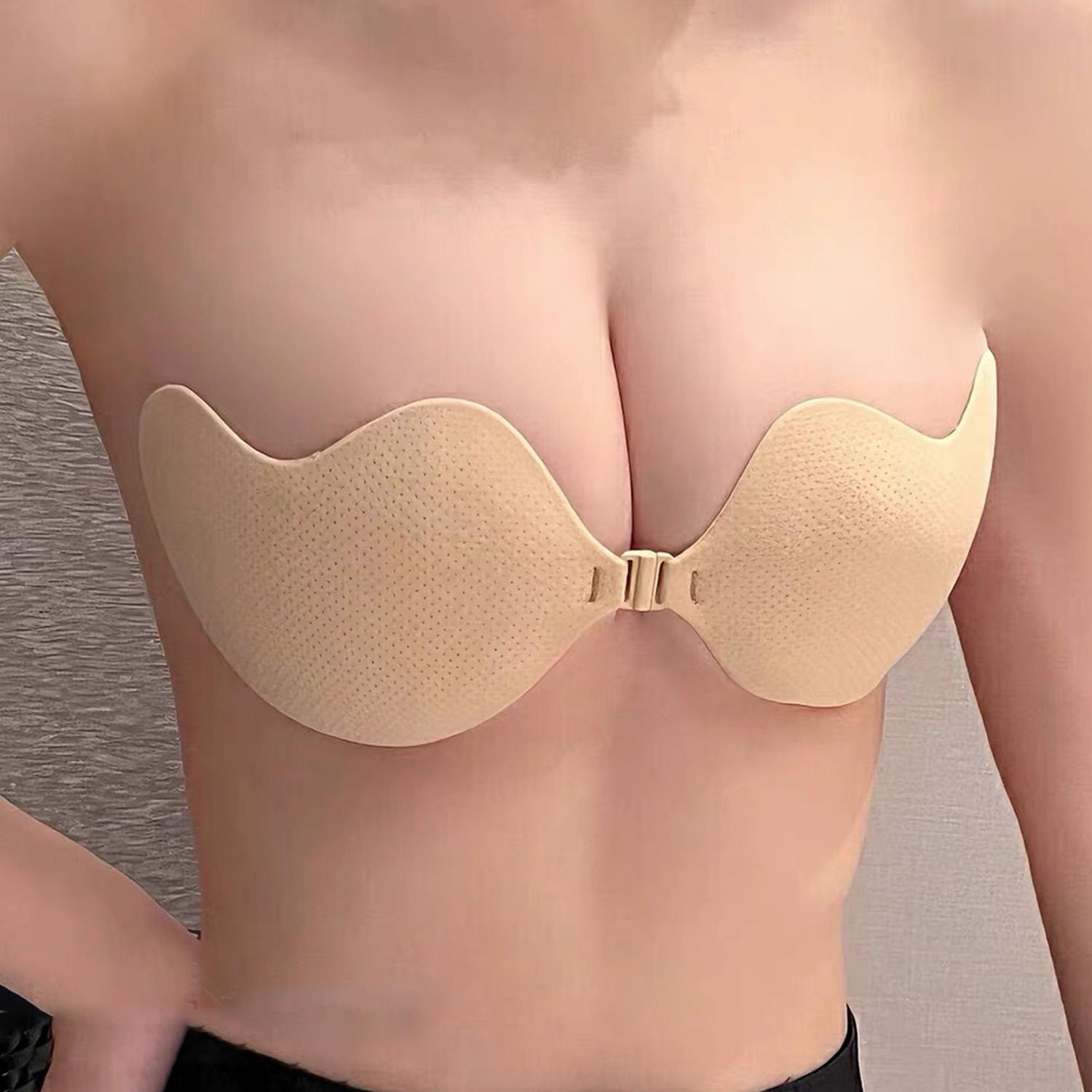 Backless Invisible Push Up Bra - Silicone Bra Adhesive recension och pris