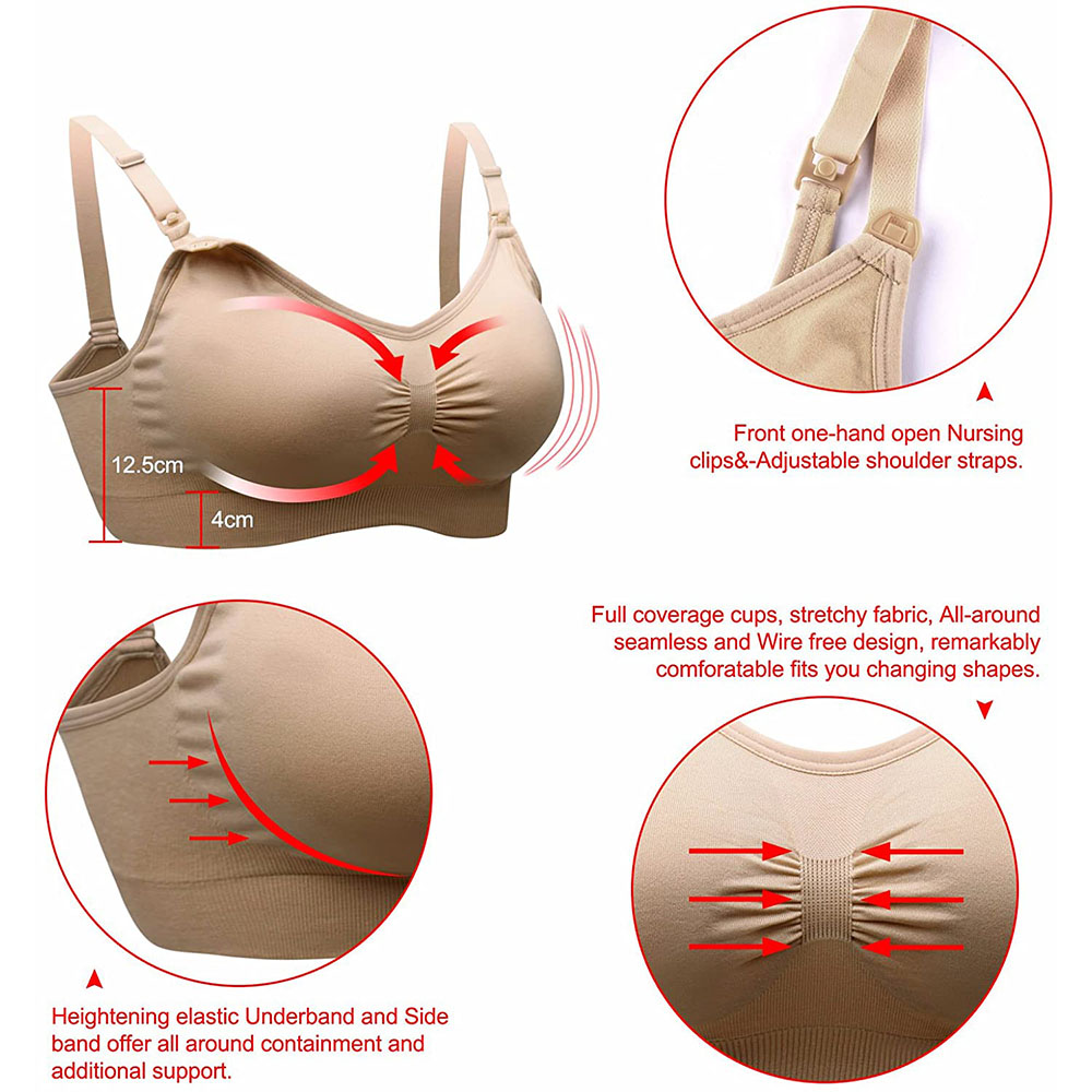 Wirefree Nursing Clothing Cott - Nursing Bra Sleep recension och pris