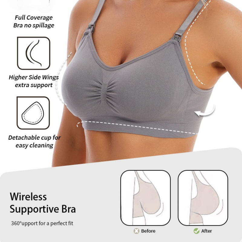 Wirefree Nursing Clothing Cott - Nursing Bra Sleep recension och pris