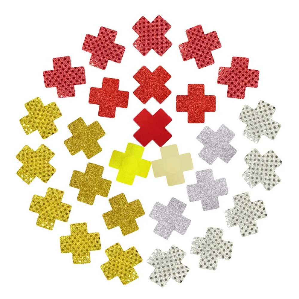 Red Cross Design Nipple Covers - Nipple Cover Pasties recension och pris